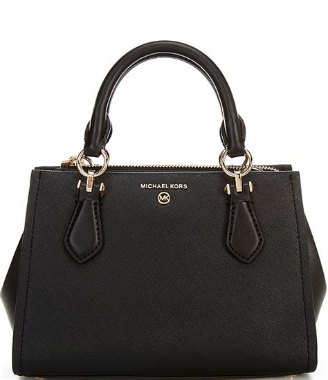 Michael Kors Marilyn Saffiano Leather Small Satchel Bag 